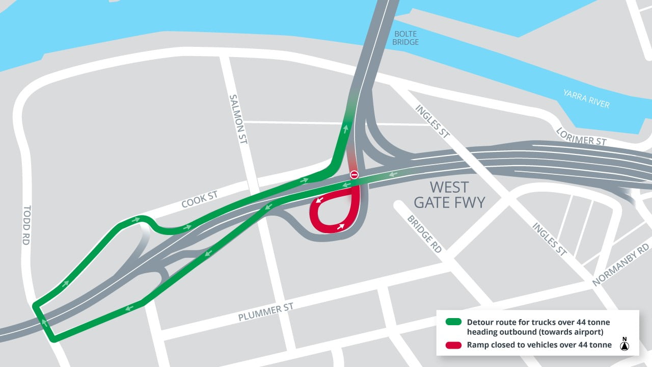 Graham Street Bridge M1 Overpass Weight Limit Restriction - CTAA Alliance