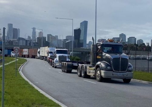 Intermodal Way traffic jam - 16 Sept 2024