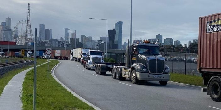 Intermodal Way traffic jam - 16 Sept 2024