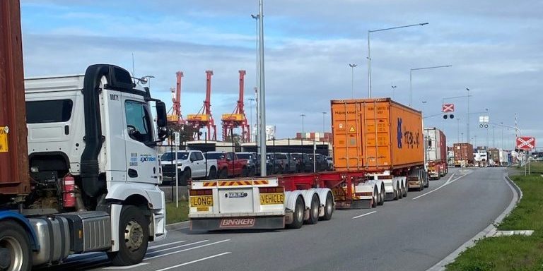 Intermodal Way traffic jam 2 - 16 Sept 2024